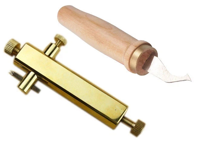 Violin Making Carving Clean Groove Knife Luthier Tool, Violin Purflings Carver