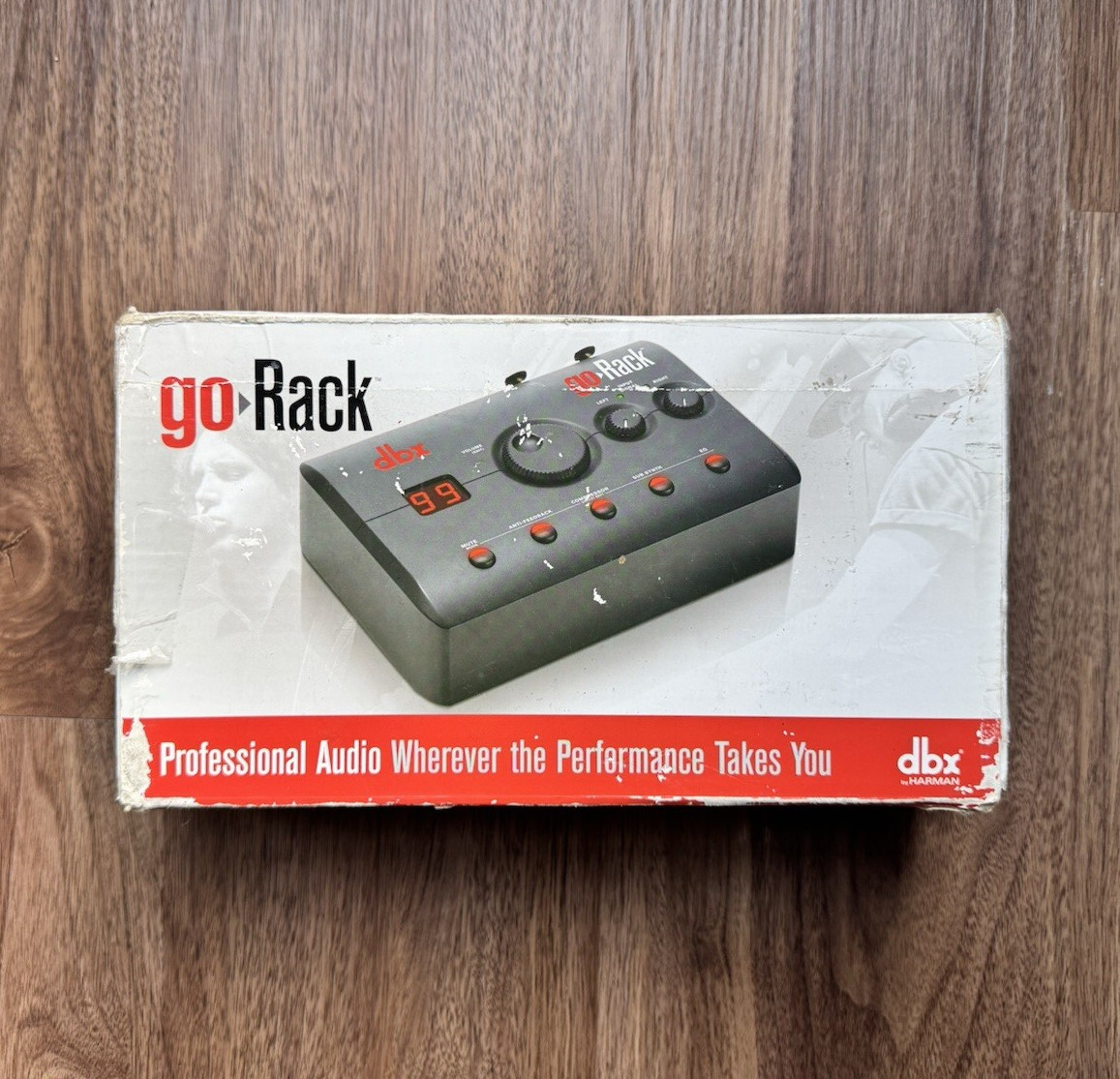 dbx goRack Multi-Effects Processor 2-Channel Tabletop Anti-Feedback EQ XLR Black