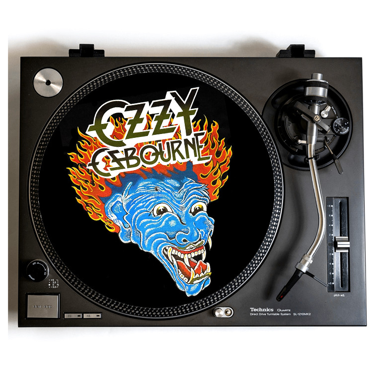 OZZY OSBOURNE Turntable Slipmat for Vinyl Record Player 12” DJ Slip Mat sabbath