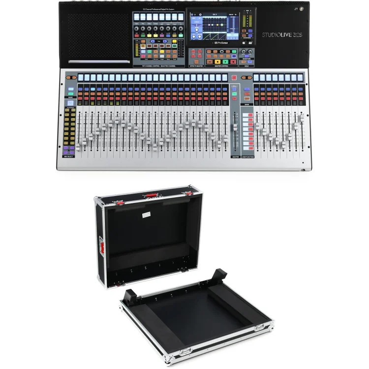 PreSonus StudioLive 32S 32-channel Digital Mixer and Flight Case