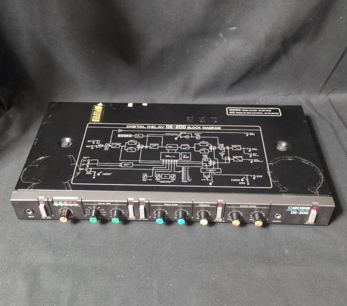 Boss DE-200 Digital Delay Vintage Guitar Effects Pedal Good GP