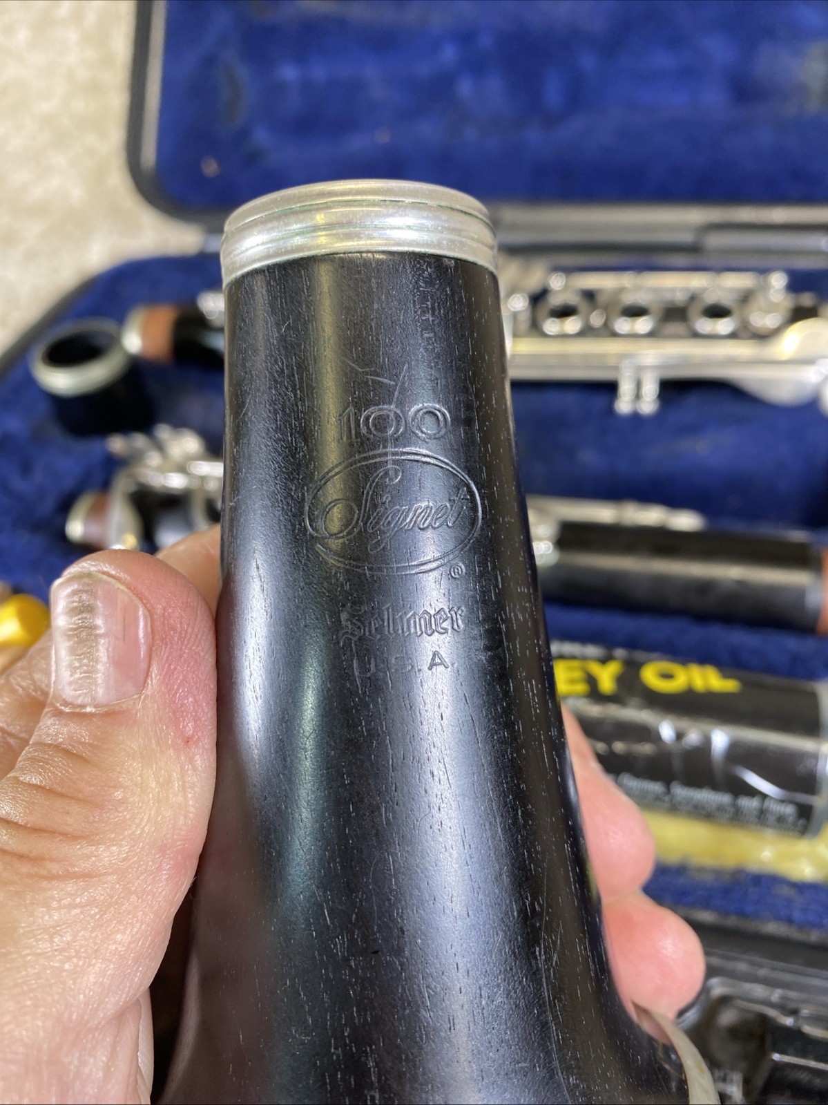 Selmer Signet 100 Wood Clarinet with Case set USA Not Tested
