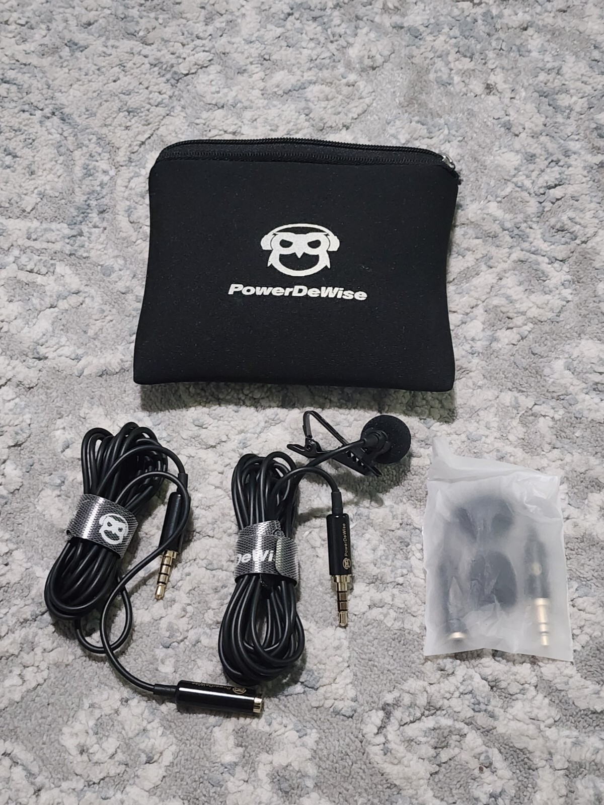 Power DeWise Lavalier Lapel Microphone W/ Clip – Smartphone Camera PC or Laptop