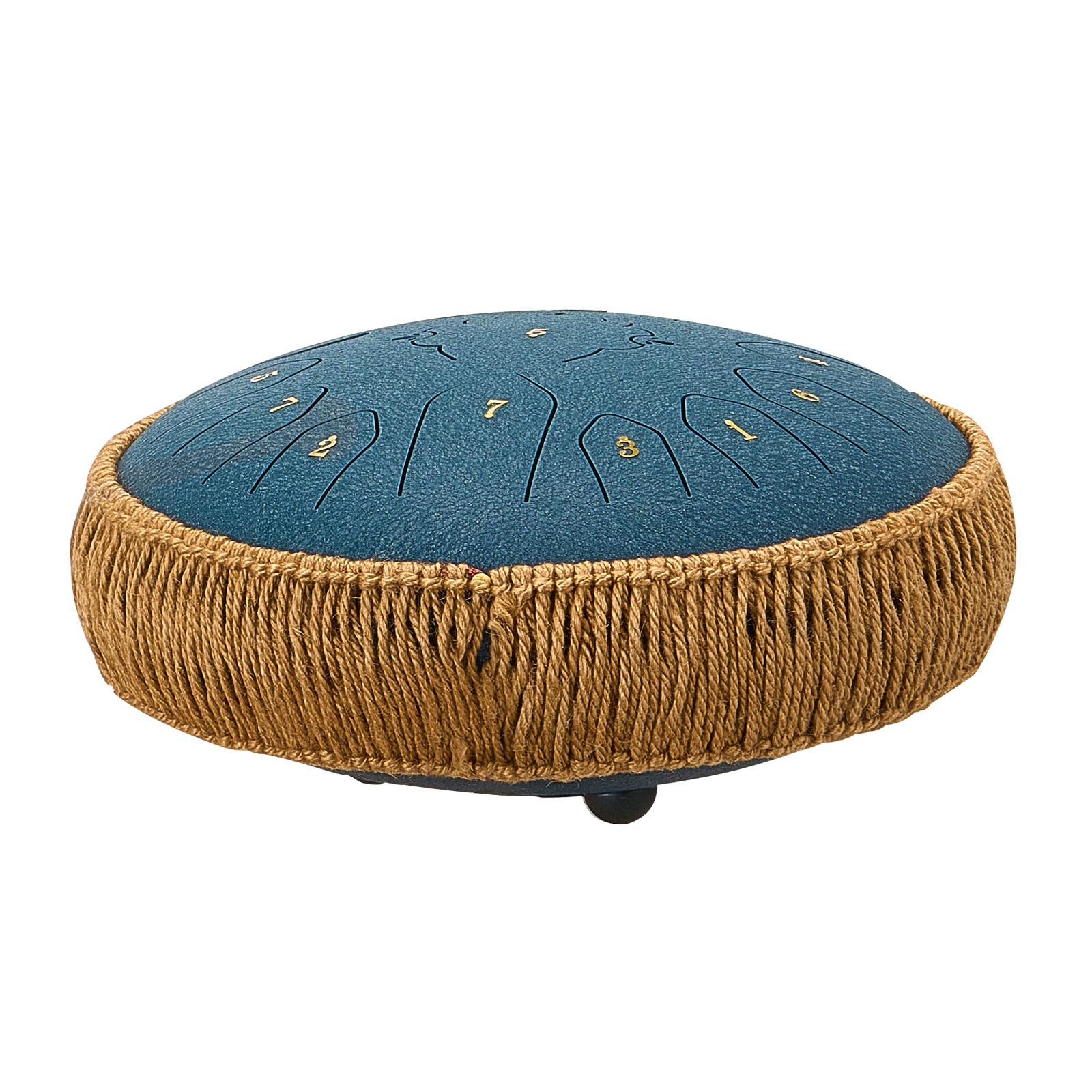 VEVOR 12 in Steel Tongue Drum 13-Note C Major Rain Drum Mallets for Meditation