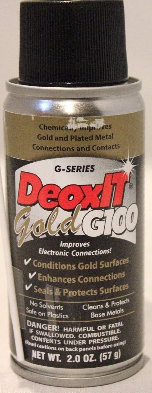 DeoxIT® GOLD Gold G-Series G100 spray, 100% solution, 57g