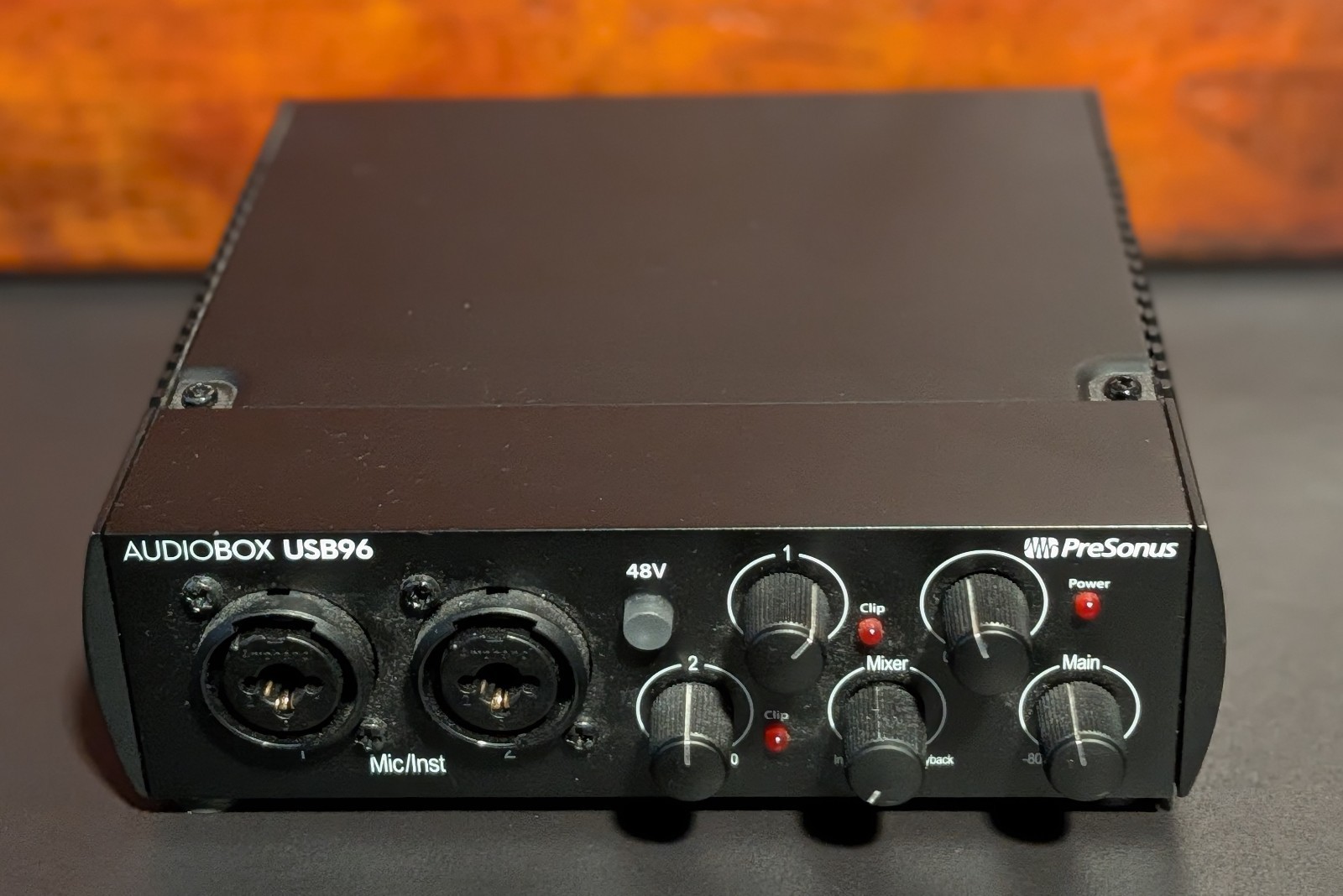 PreSonus AudioBox USB 96 Audio Interface – NO CORDS – A012008 – EUC