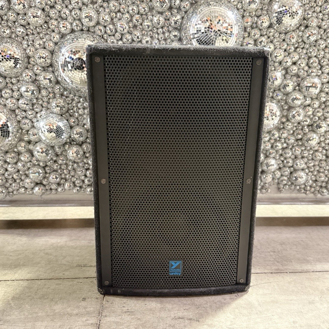 Unity U15P Active Powered PA Speaker, Wired XLR Input, Black