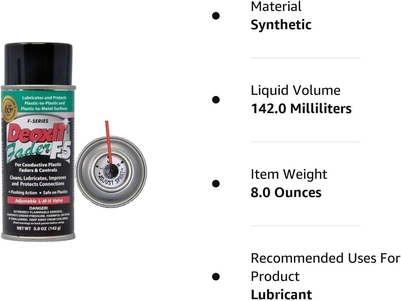 Hosa F5S-H6 CAIG DeoxIT FaderLube Lubricant 5 oz FREE SHIPPING