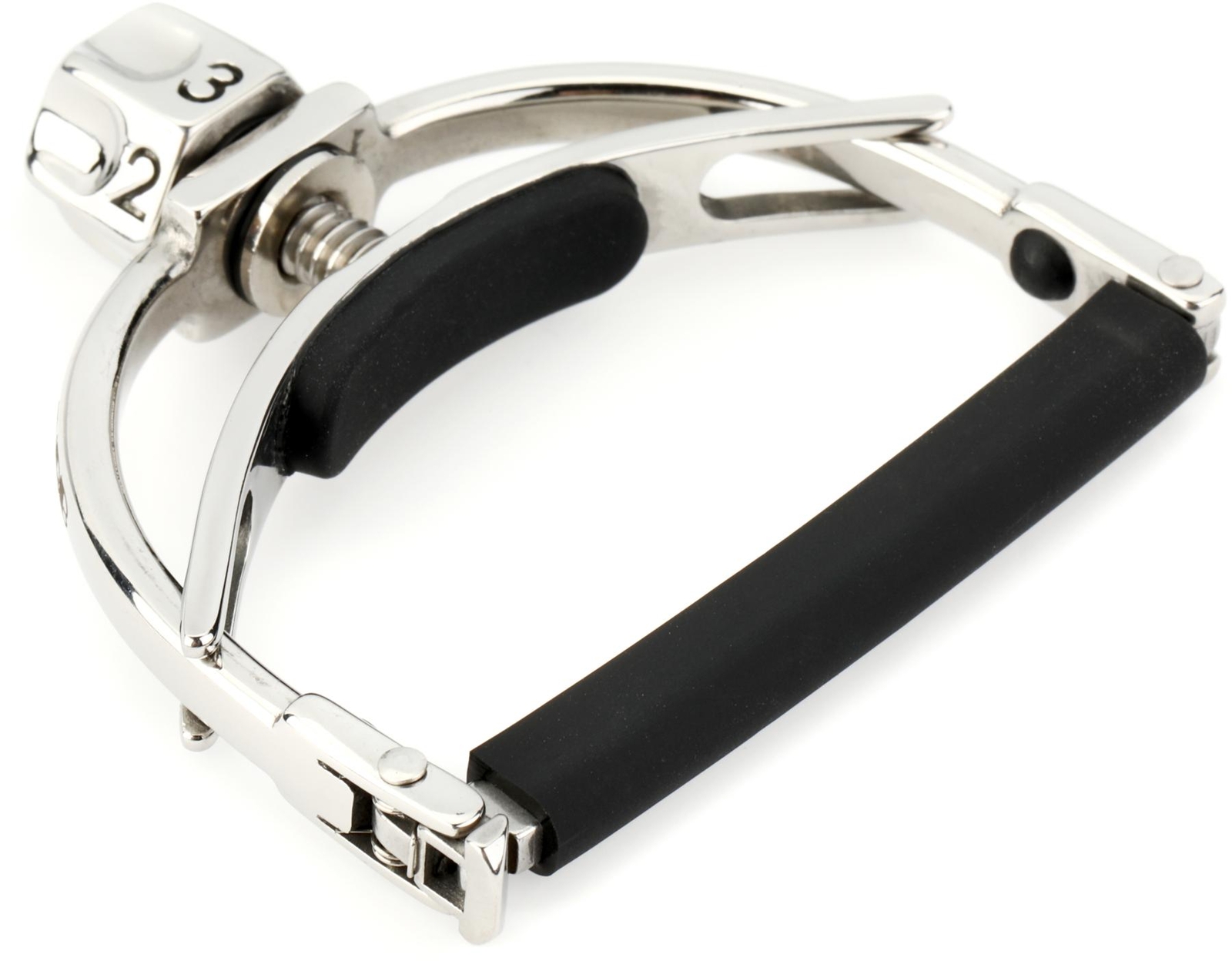Shubb F1 FineTune Yoke Capo for Steel-string Guitars – Stainless Steel