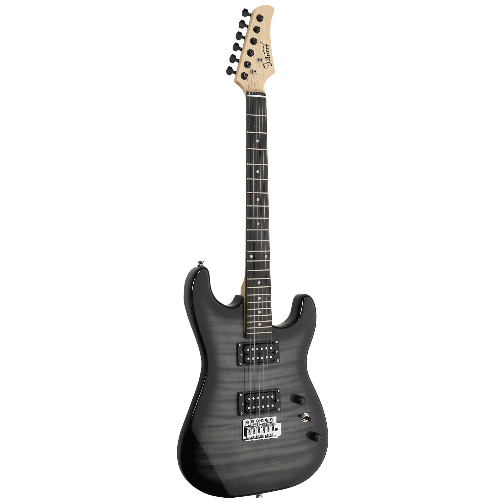 6 Strings GST H-H Pickup Tiger Stripe Electric Guitar Kit with 20W AMP Bag Strap