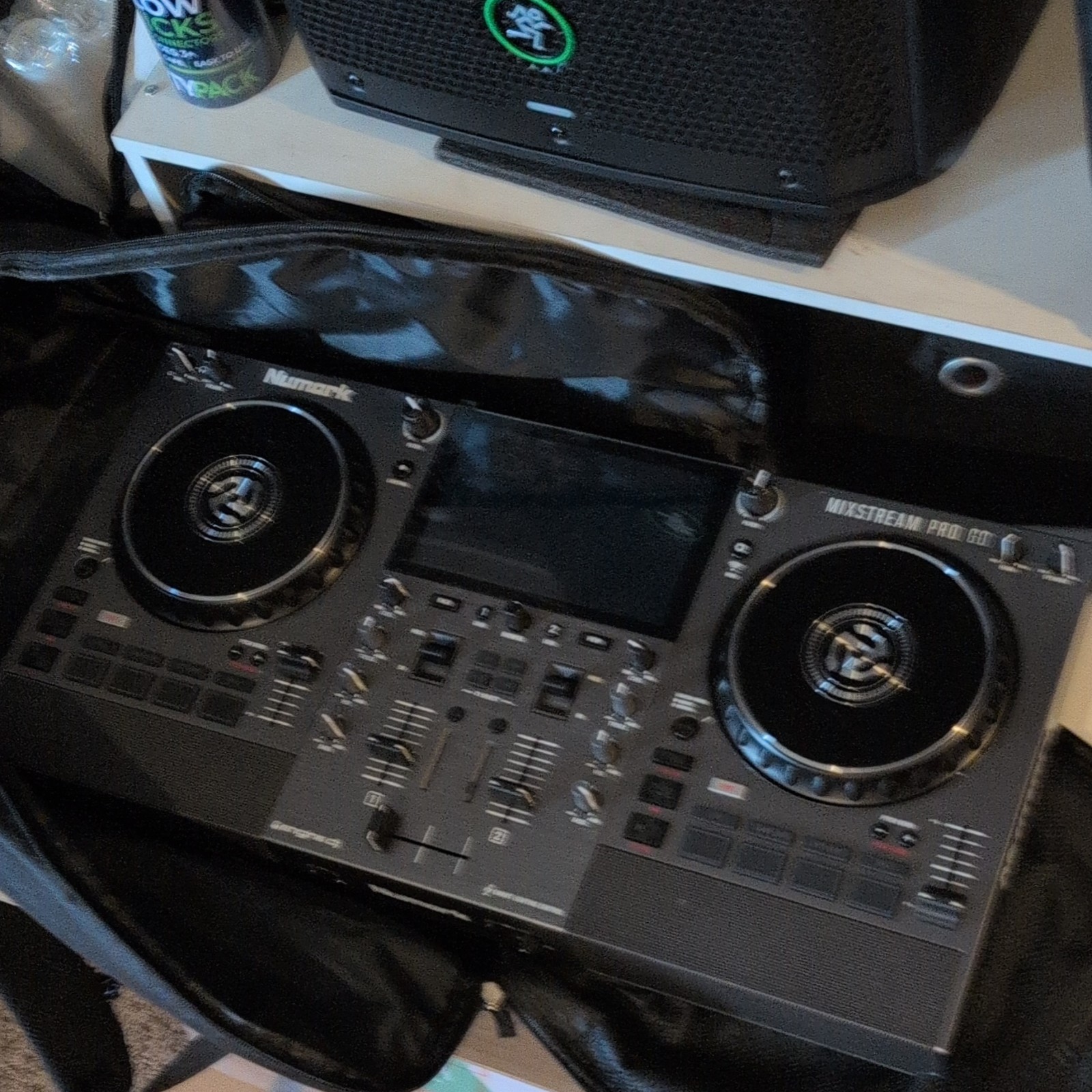 Numark Mixstream Pro Go 2-Deck DJ Controller Battery Never Gigged, screen sealed
