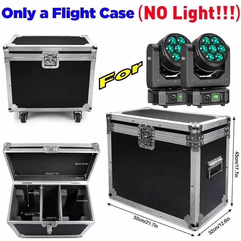 7X50W LED Zoom Moving Head Stage Light RGBW DMX Beam Wash Lighting DJ Disco Bar