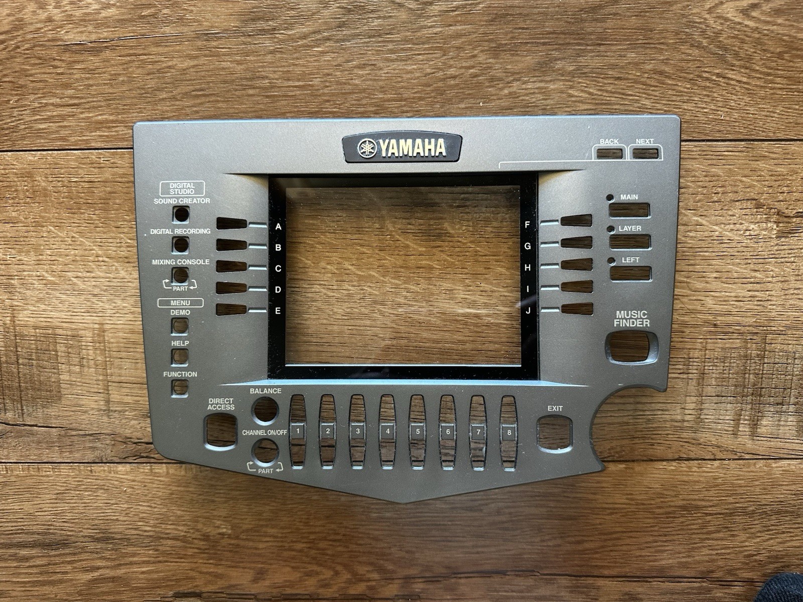 Yamaha PSR-2000 LCD Display Frame
