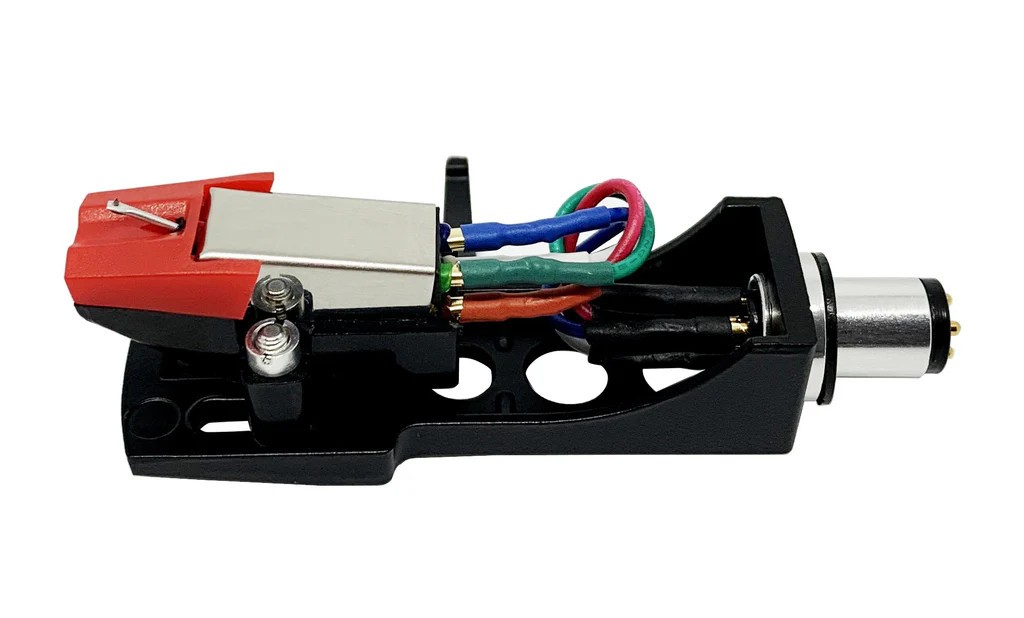 BLACK HEADSHELL CARTRIDGE AND STYLUS FOR TURNTABLE NUMARK ION STANTON TECHNICS