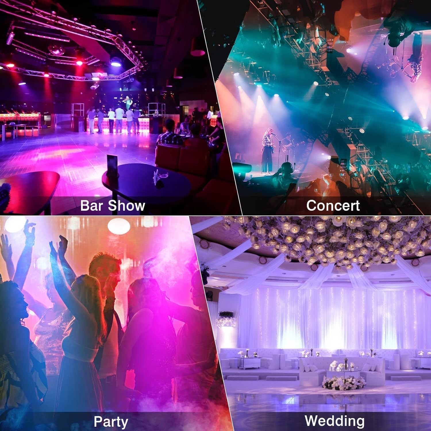 5W Stage Projector Laser Lights iOS Android App RGB Animation DMX iLDA DJ Party