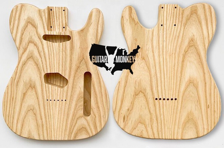 Guitar Monkey Ash Telecaster Replacement Body DIY