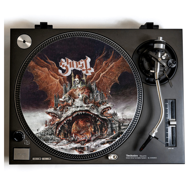 Ghost band Slipmat for Vinyl Records Prequelle Heavy Metal Papa Doom Rock Ghouls
