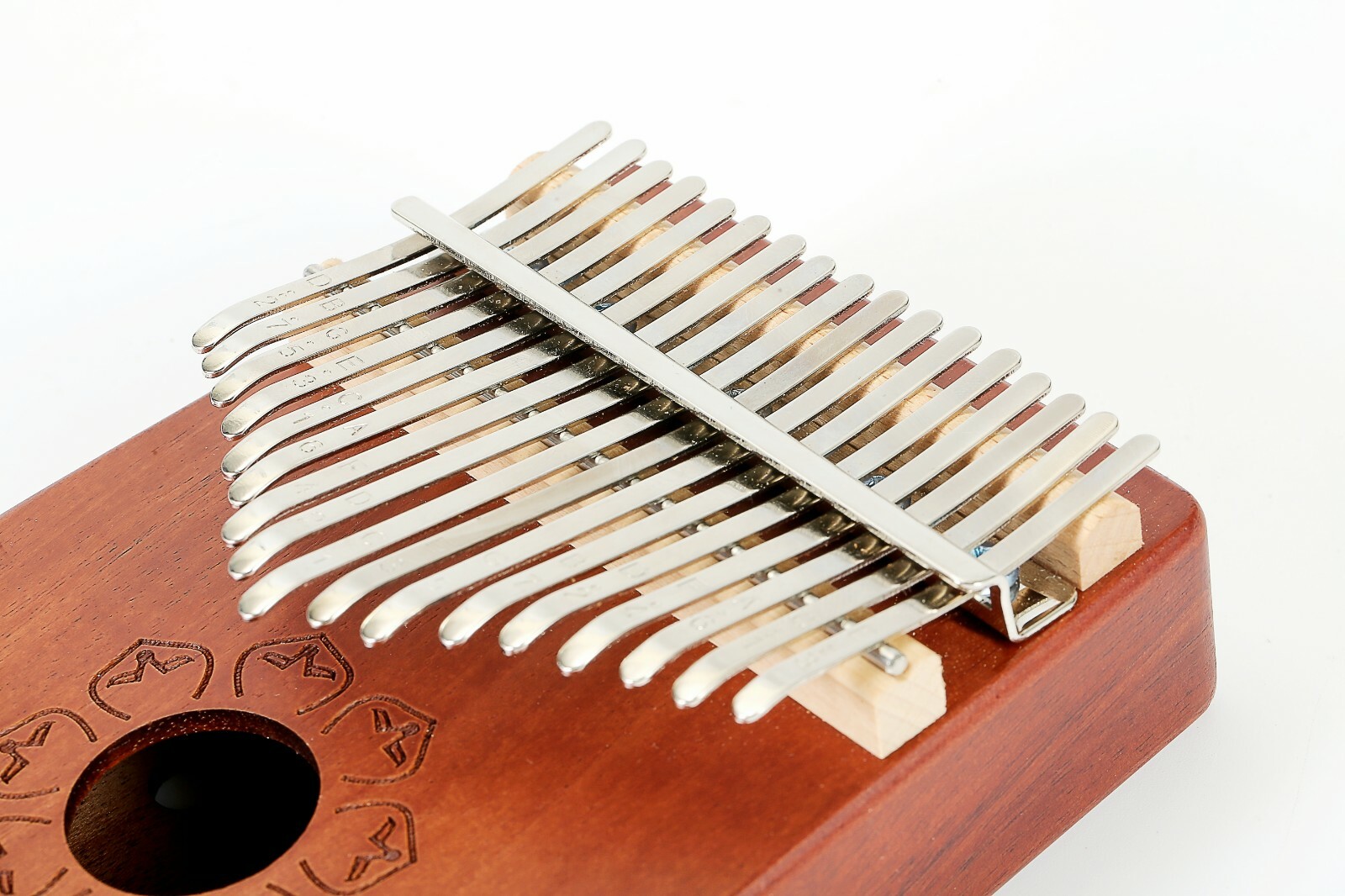 17 Key Kalimba Thumb Piano Finger Mbira Mahogany Wood Keyboard Music Instruments