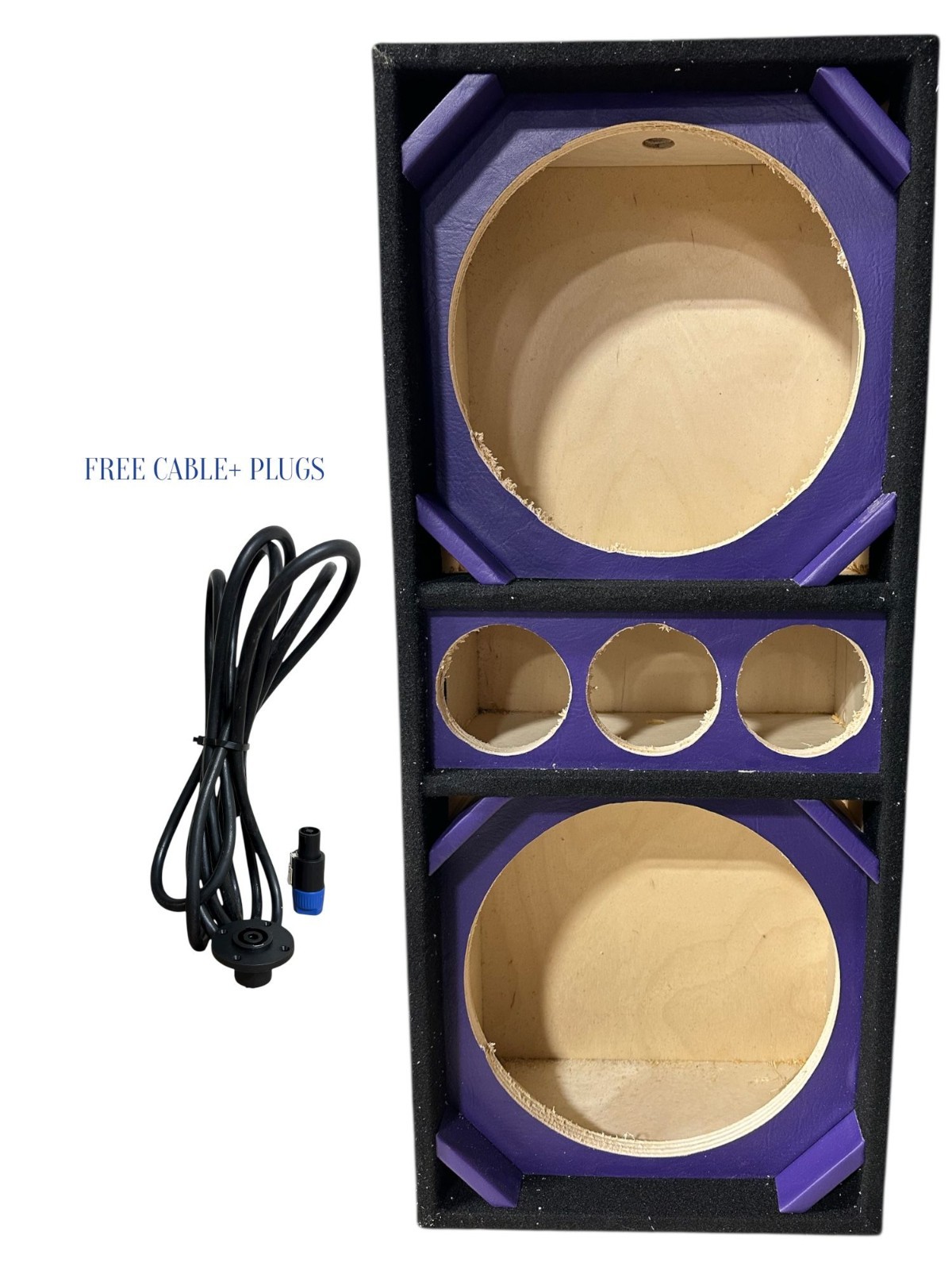 CHUCHERO BOX FOR SPEAKER OF 12 INCHES – BRAZILIAN STYLE -FREE CABLE + PLUG