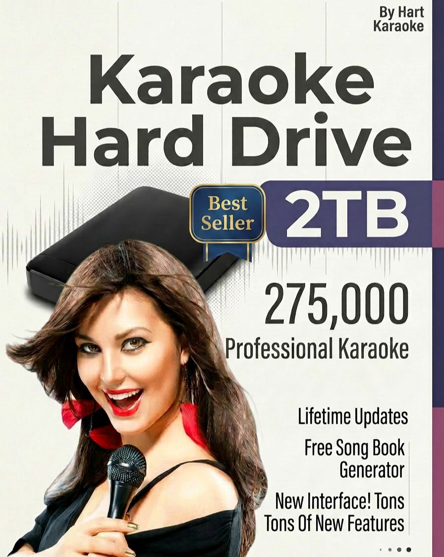Karaoke Collection Player – 2TB Hard Drive – New Interface! – Lifetime Updates