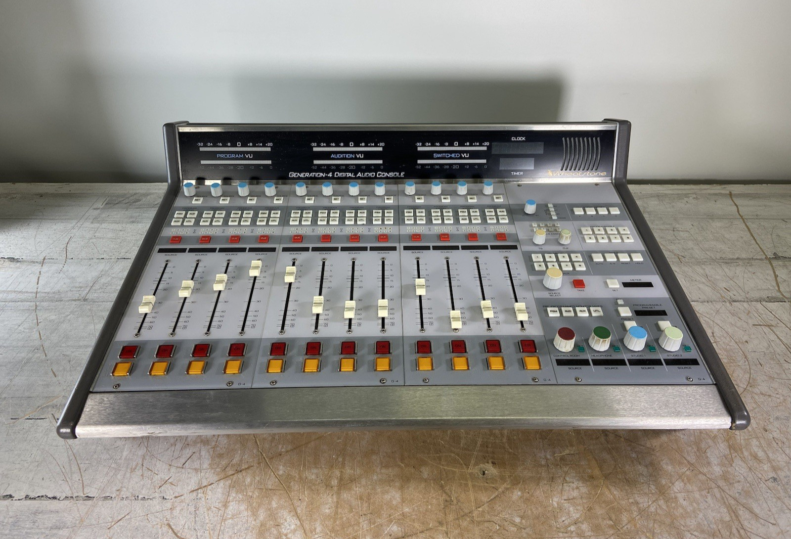 WHEATSTONE GENERATION-4 DIGITAL AUDIO CONSOLE/MIXER – (UNTESTED)