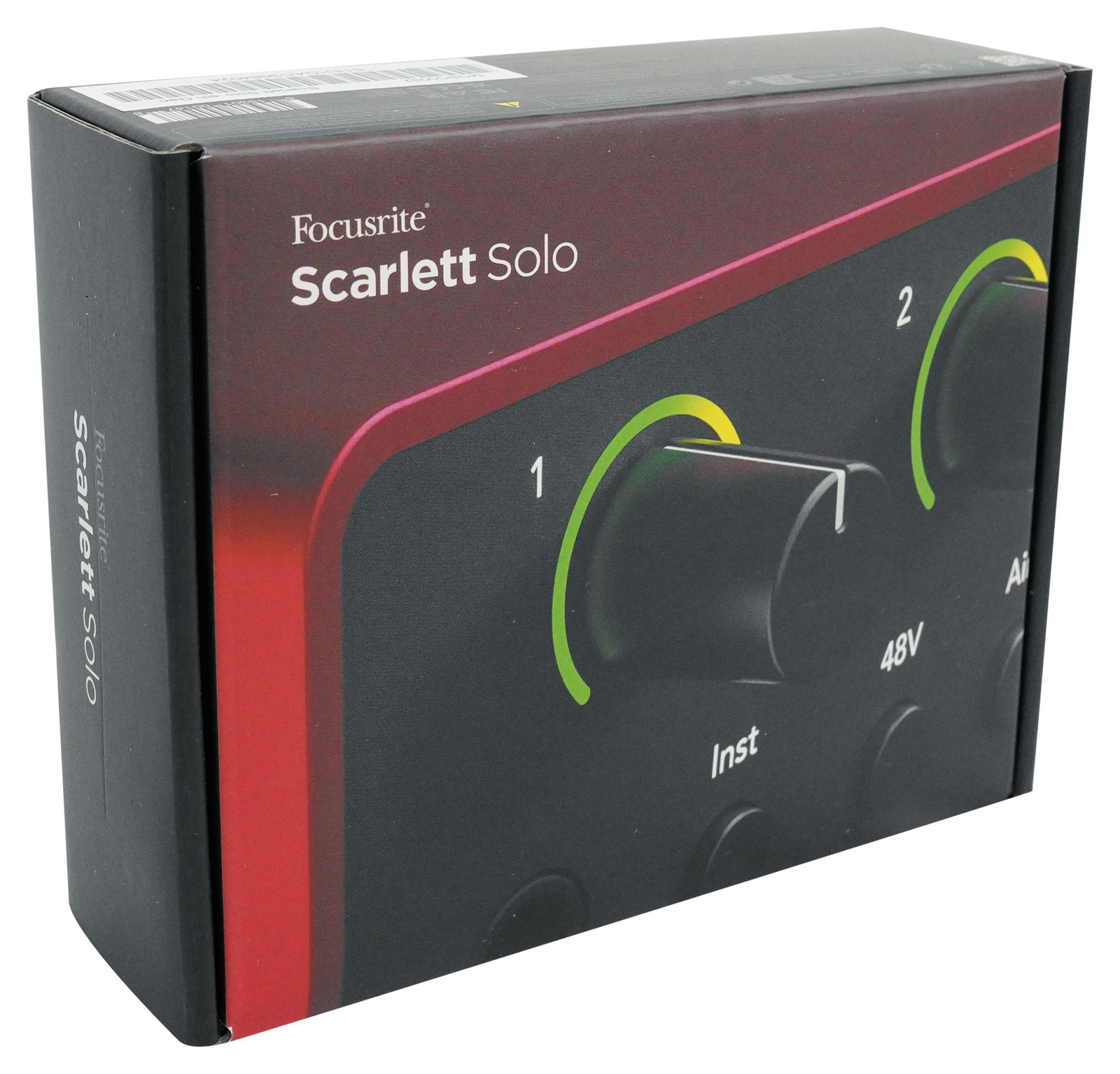 Focusrite Scarlett Solo 4th Gen Studio Recording USB Audio Interface+Microphone