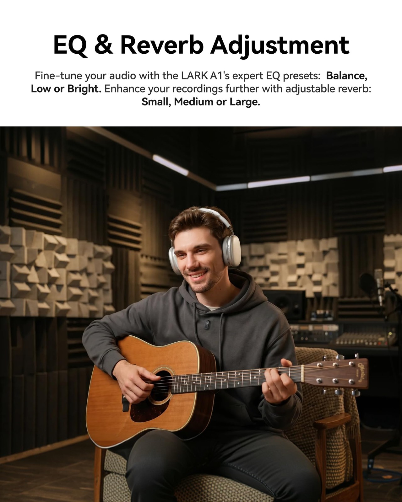 Lark A1 Wireless Microphone for iPhone & Android, 48kHz/24-bit Studio Audio, …