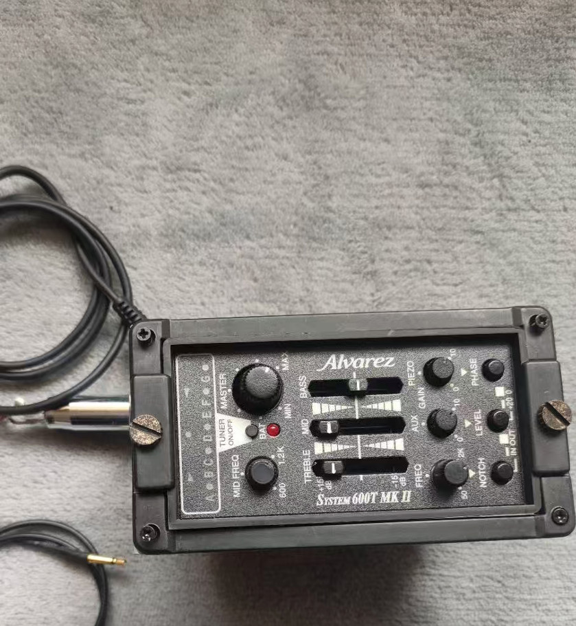 Alvarez 600T MKⅡ Acoustic Guitar Preamp EQ Equalizer Pickup