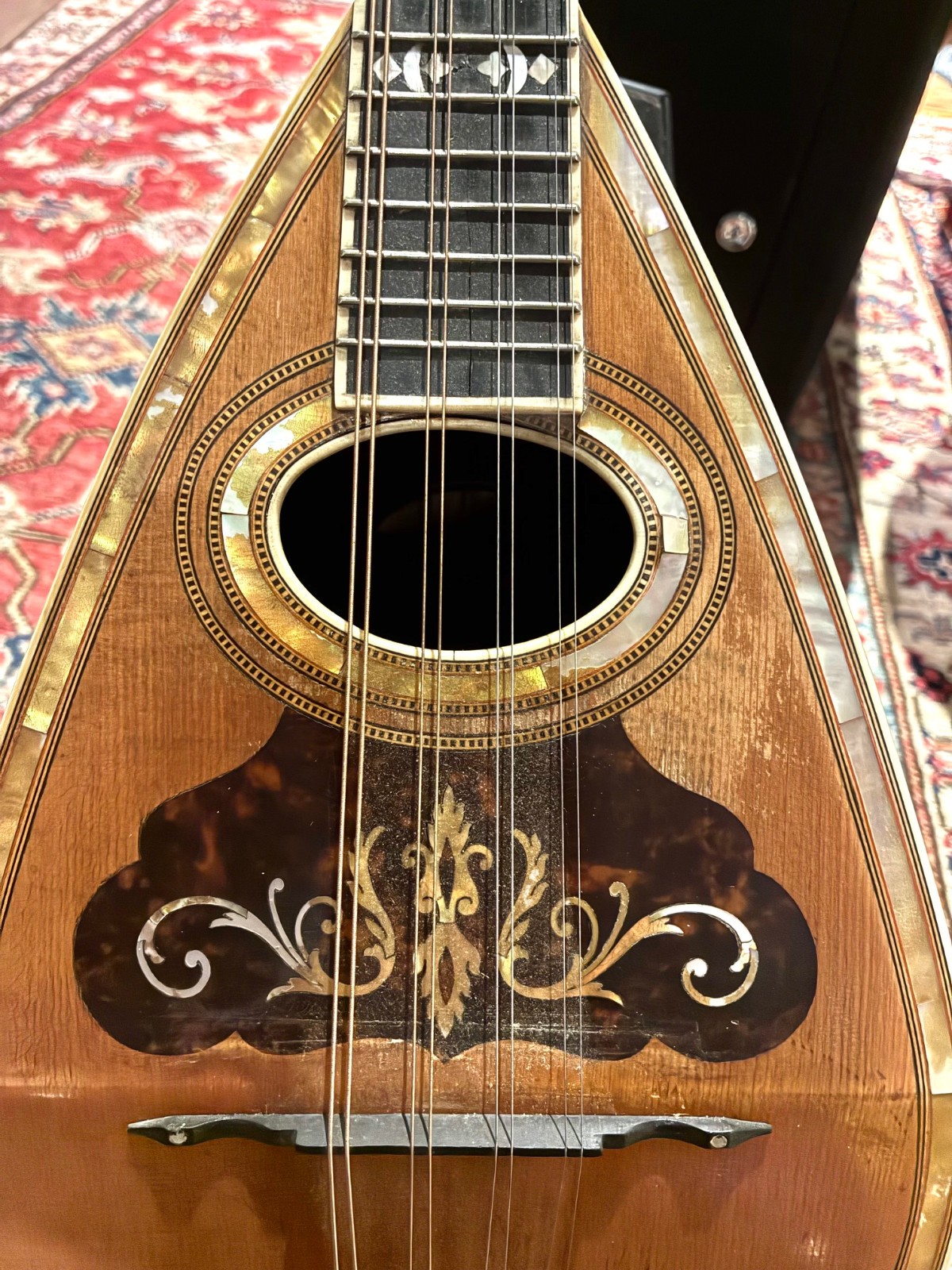 Fancy Bowl Back Mandolin (SS Stewart/Baur/Acme) set up to play, vg shape