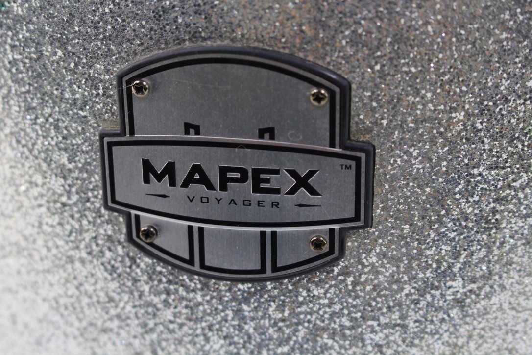 MAPEX Voyager 12 x 9″ Rack Tom Drum – Silver Sparkle #R7723