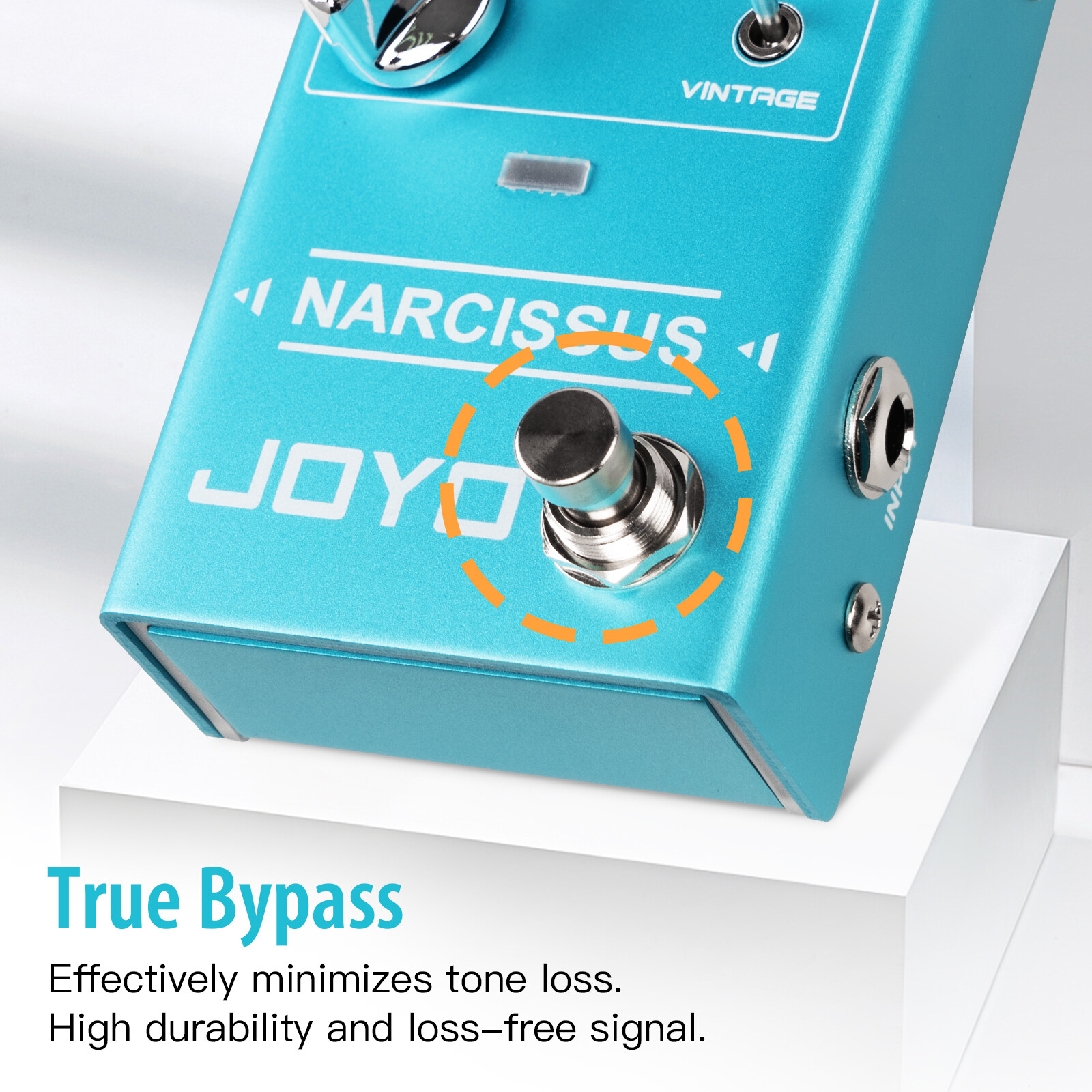 JOYO Chorus Pedal Multiple Chorus Effects Semi-Analog for Electric Guitar Bass