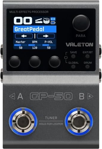 Valeton GP-50 Multi-Effects Processor / SnapTone IR Loader Multi-Effects Unit