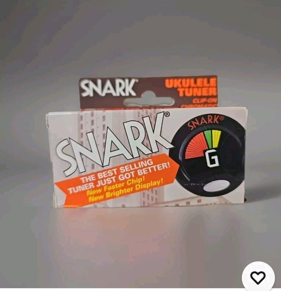 Snark SN6X Clip-On Ukulele Tuner w/ Full-Color Display & 360° Rotation, 2 Pack