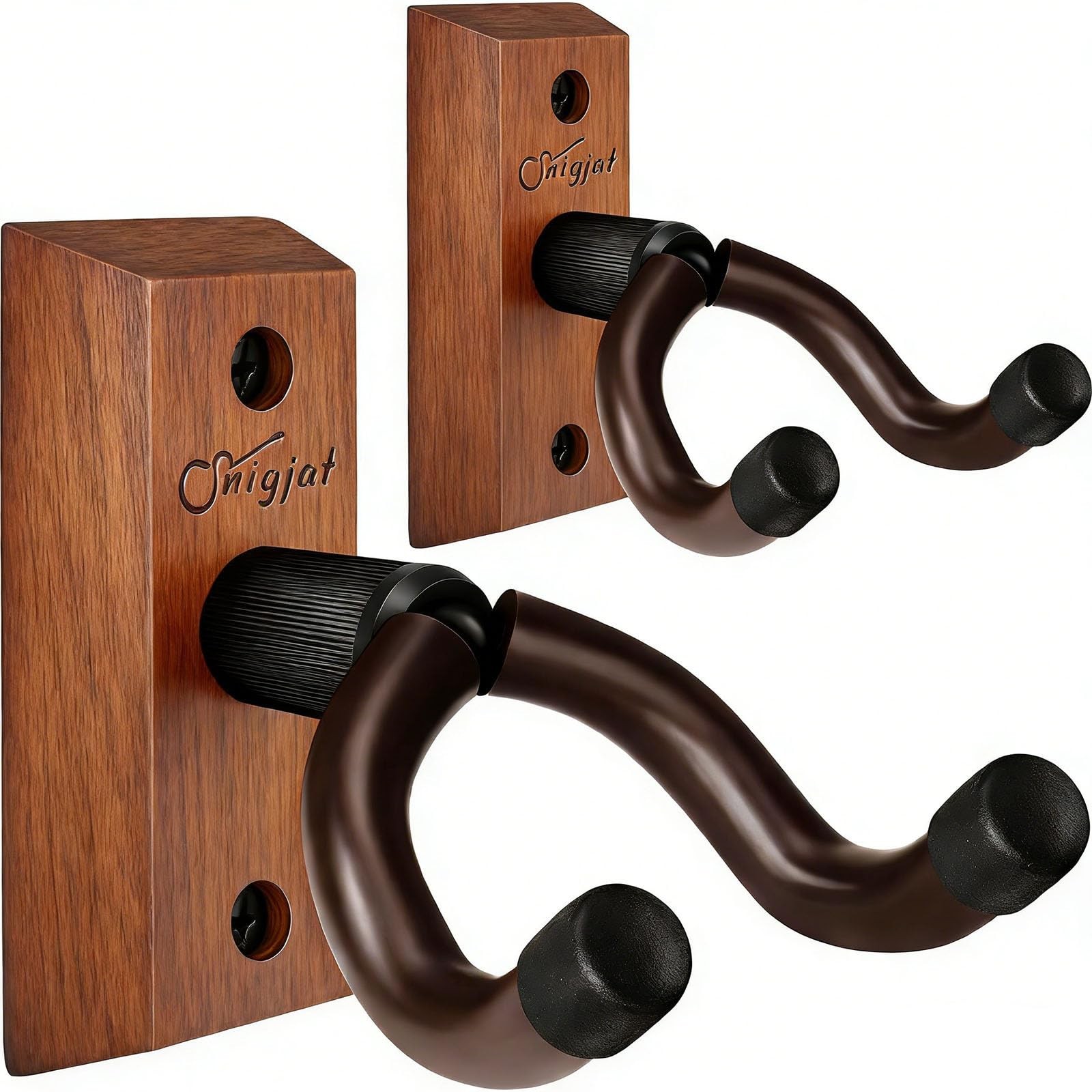 Guitar Wall Mount, 2 Pack Guitar Wall Hanger, Guitar Hanger Wall Hook