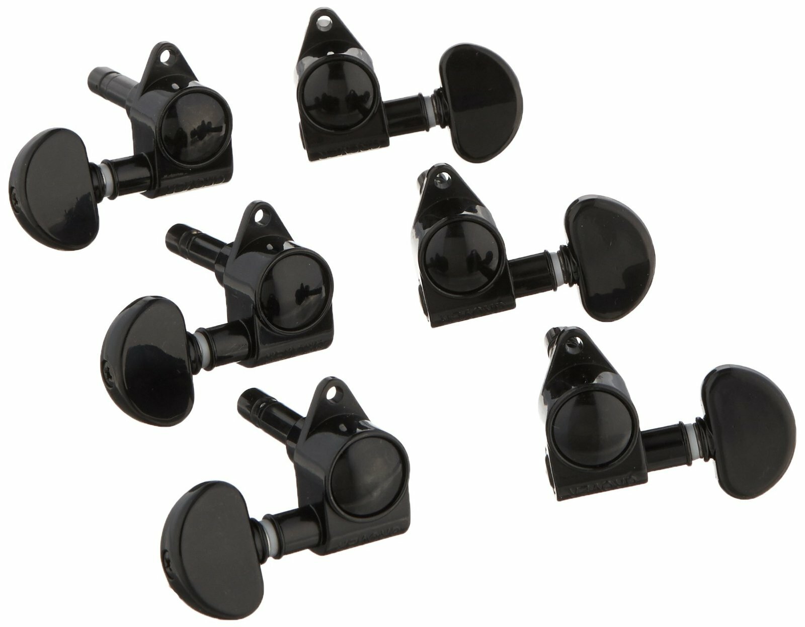 Grover 106BC Rotomatic Locking Tuners 3 +3 Black Chrome Finish