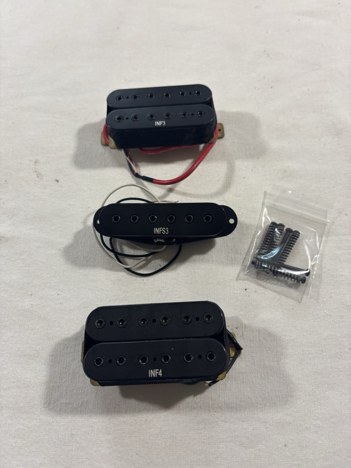 2007 Ibanez Infinity INF3 INFS3 INF4 Neck Middle Bridge HSH Pickups w/ HW