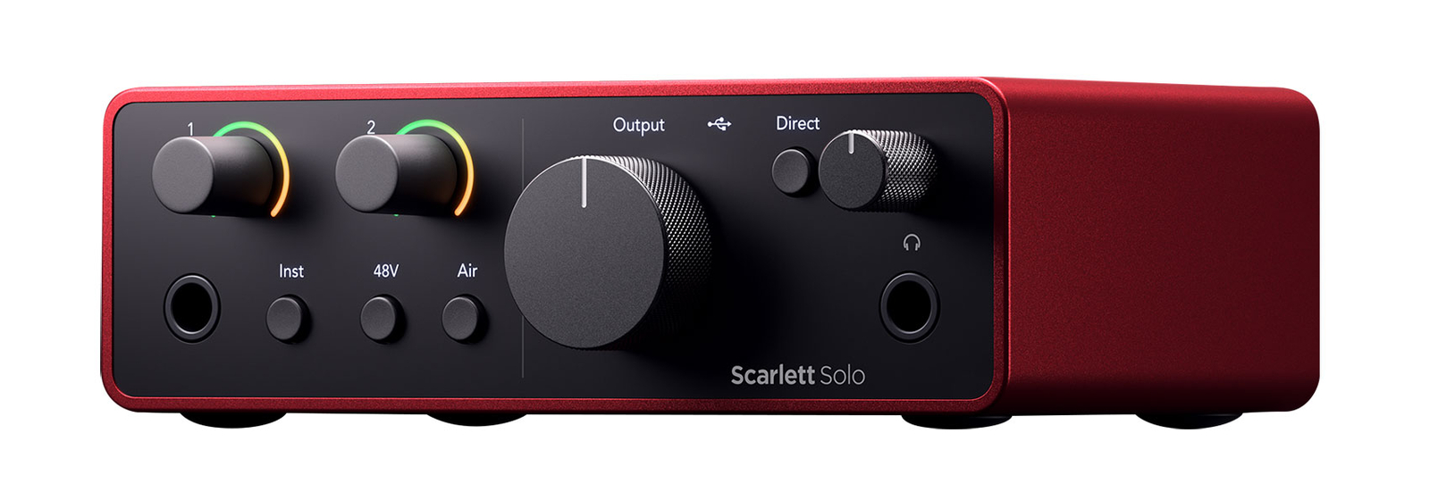 Focusrite Scarlett Solo 4th Gen Studio Recording USB Audio Interface+Microphone