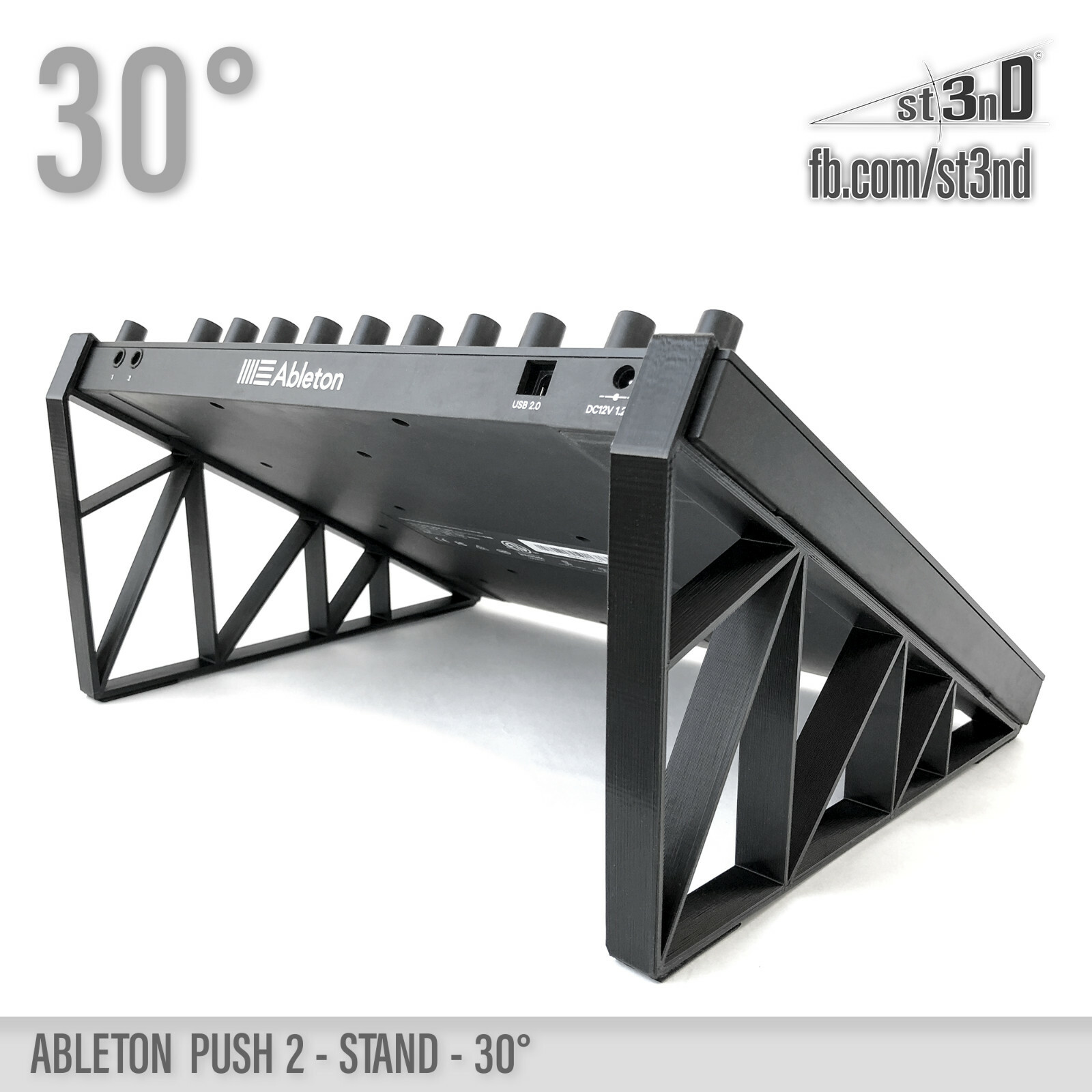 ABLETON PUSH 2 STAND – 30 degrees – 3D printed – 100% Buyer satisfaction