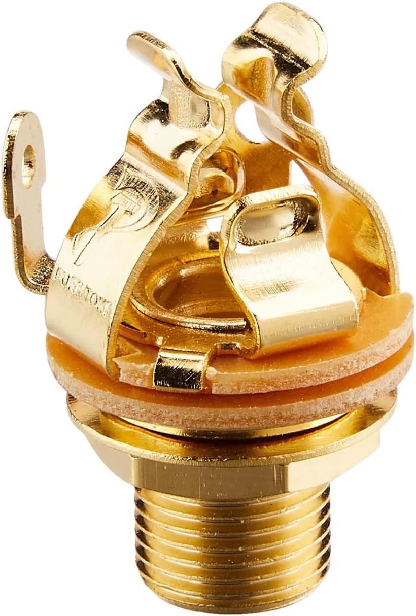2 Pack of Pure Tone Full-contact Output Jack for Guitar/Bass, with Mounting Hard