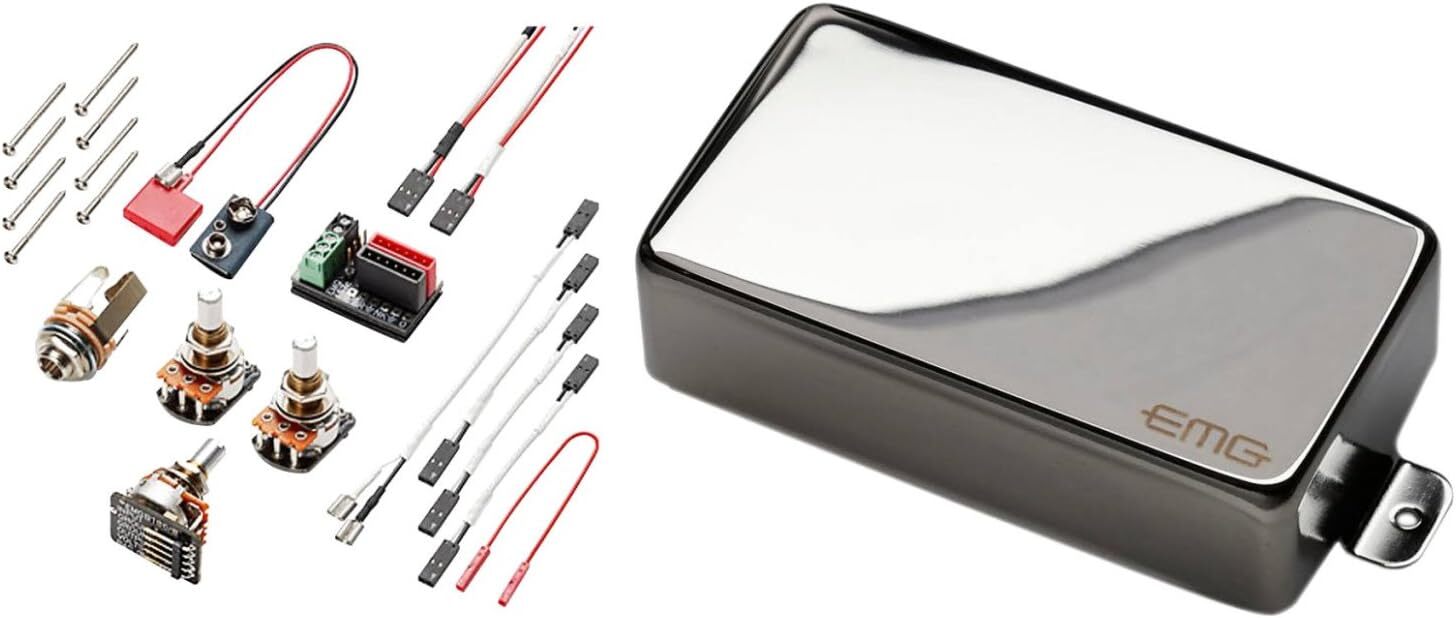 EMG MetalWorks EMG-81 Humbucking Active Guitar Pickup – CHROME