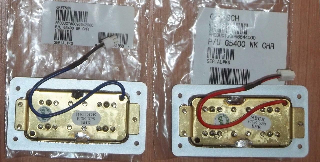 Gretsch® Blacktop Filtertron Pickup Set~Chrome~G5400~Solderless Wiring~Brand New