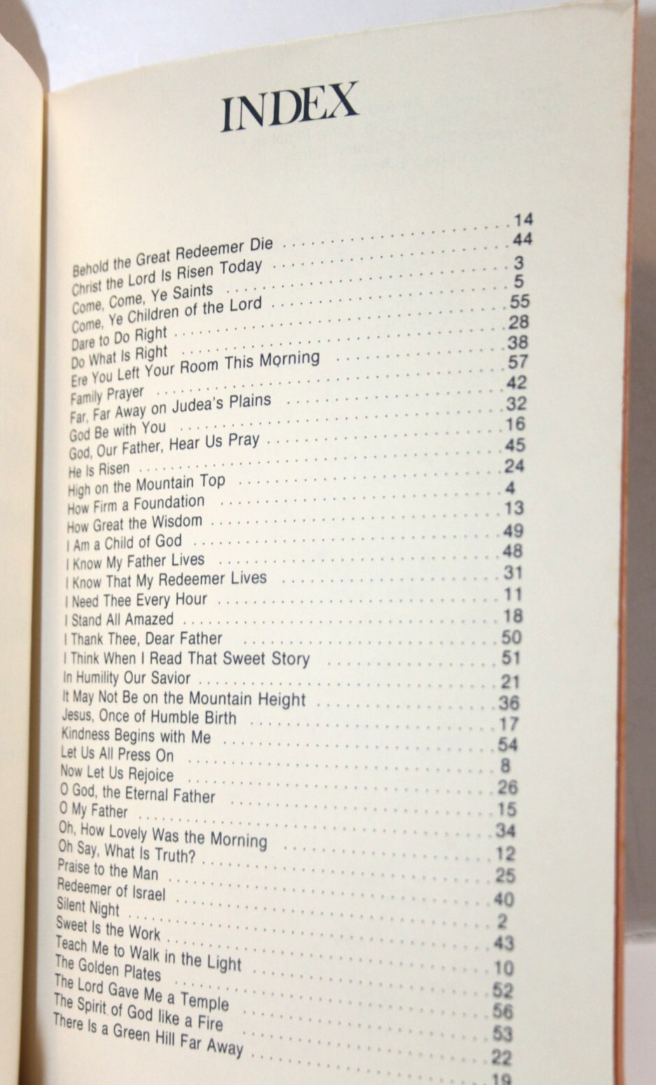 LDS Mormon Hymns and Children’s Songs Paperback Book 1978 Vintage 60 pgs