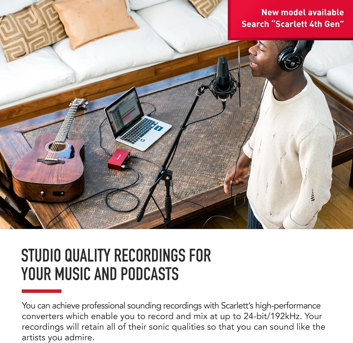 High-Performance Scarlett Solo 3rd Gen – Capture Studio Quality Sound Everywhere