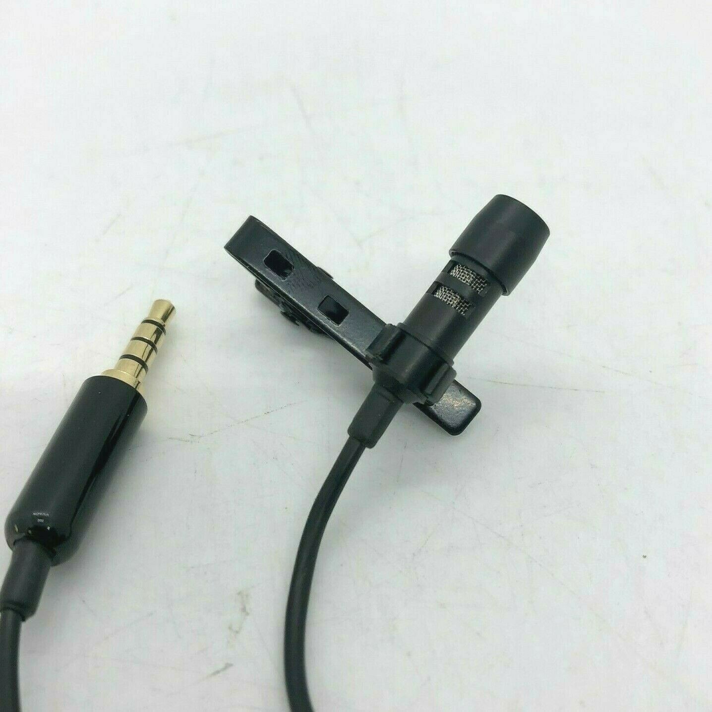 Lavalier Microphone w/ Clip-On Lapel Pin & Auxiliary Jack Adapter FREE SHIP c