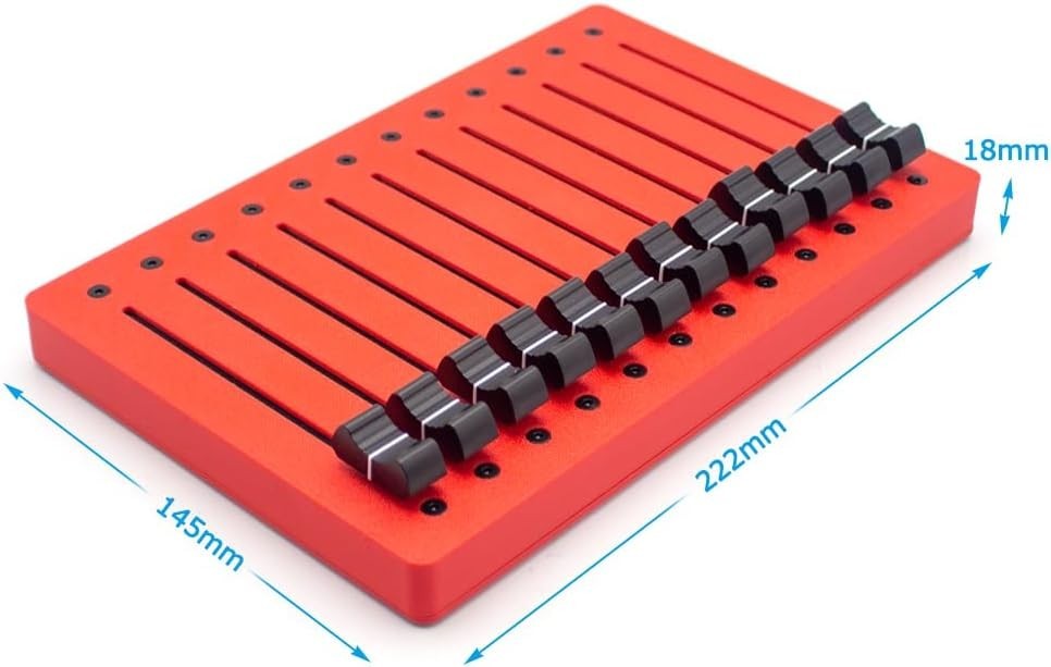 12-Channel Motor Fader MIDI Controller with 10cm High-Precision Motorized Faders
