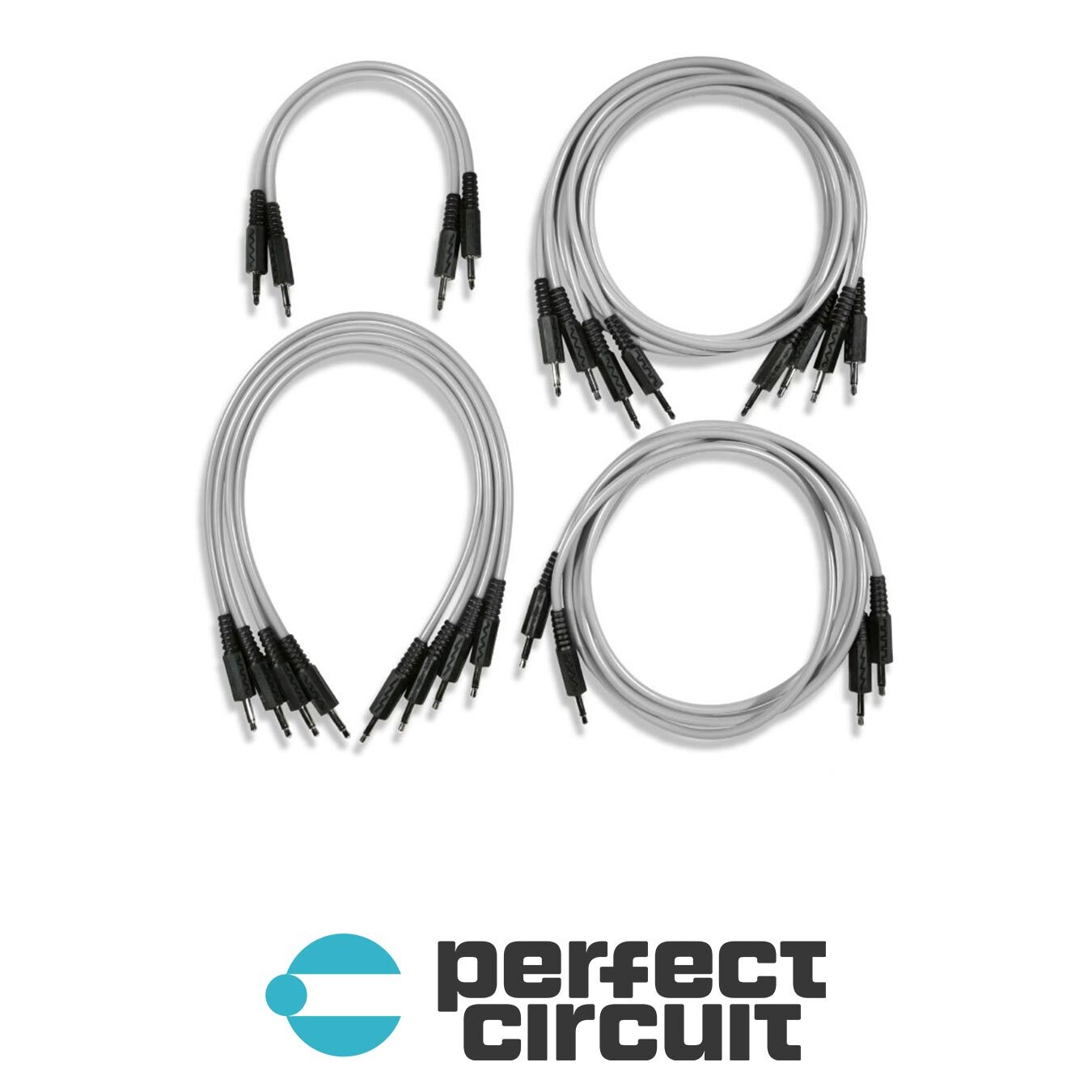 Boredbrain Essential Cables Pack (Moon Gray) EURORACK – NEW – PERFECT CIRCUIT