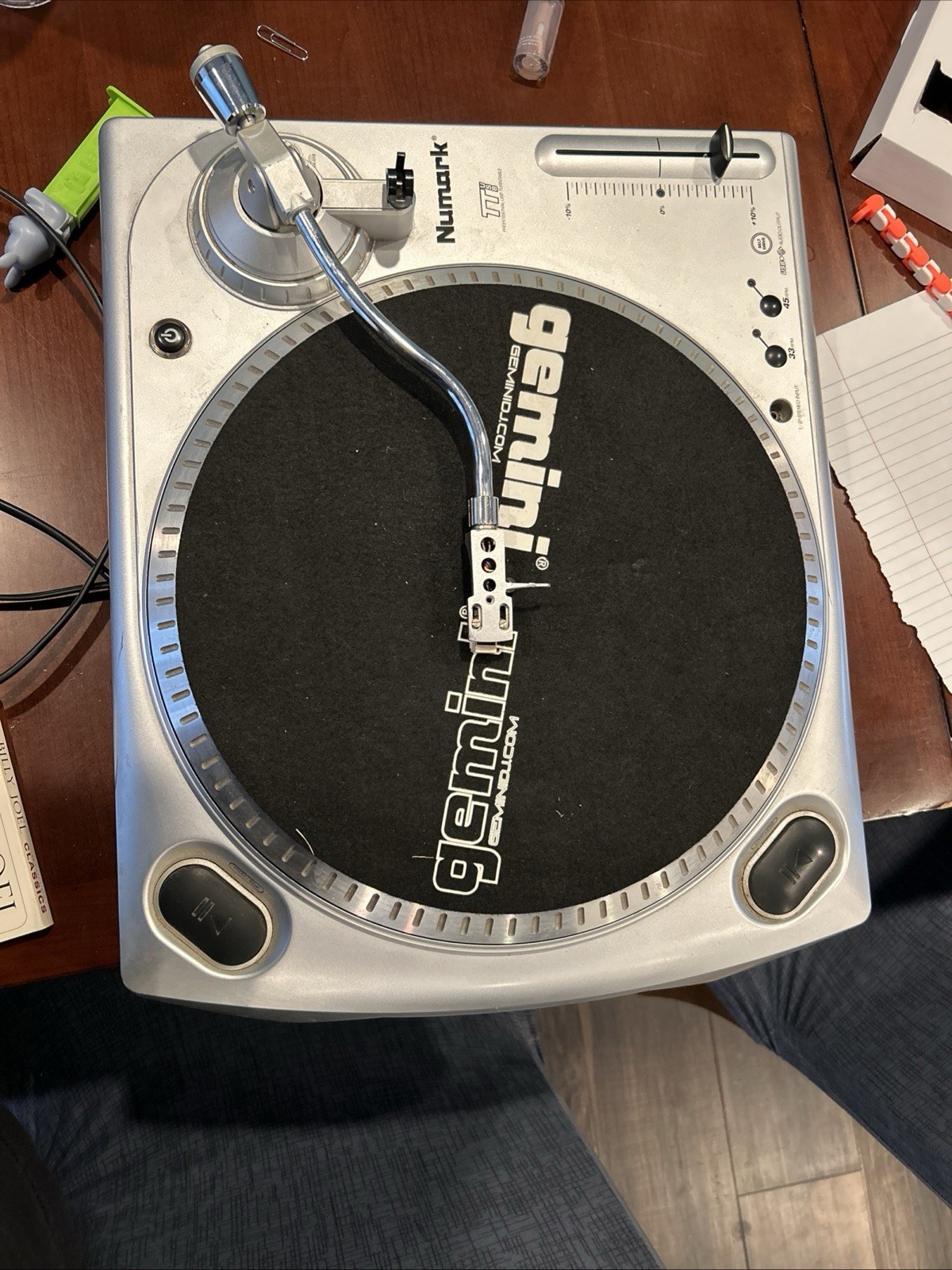 Numark TT USB Silver Professional USB Turntable – Excellent Tested