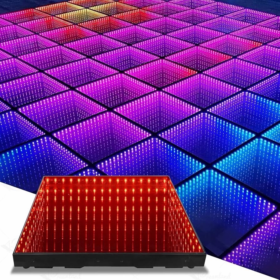 LED Multicolor Compact Dance Floor Effect Light Fixture with Color Mixing
