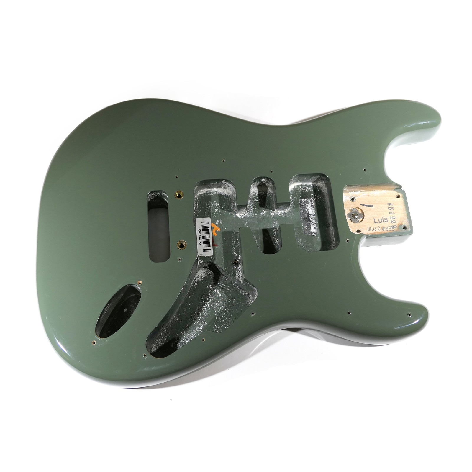 2016 Fender American Professional Stratocaster Guitar Body Body Antique Olive
