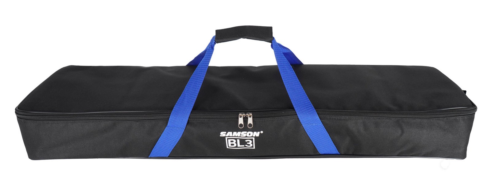 Samson BL3VP 3 Pack of Pro Mic Stands with Boom and XLR Cables and Travel Bag